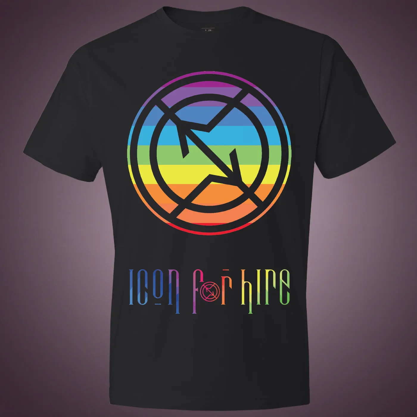 Icon For Hire Pride Rainbow Tee