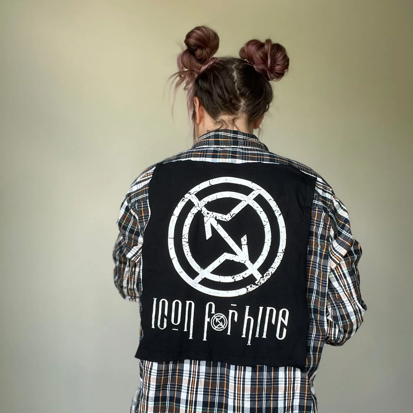 Icon For Hire One of a kind Icon Button Up -Large