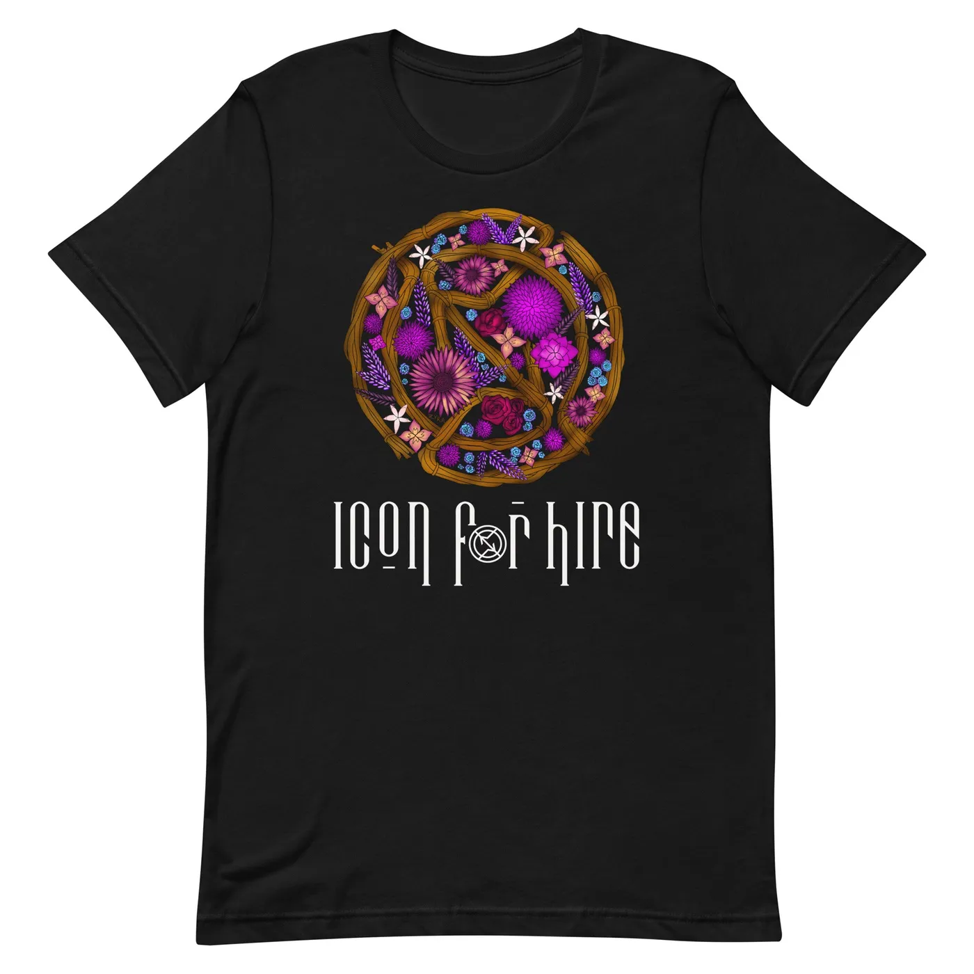 Icon For Hire Floral Symbol Tee