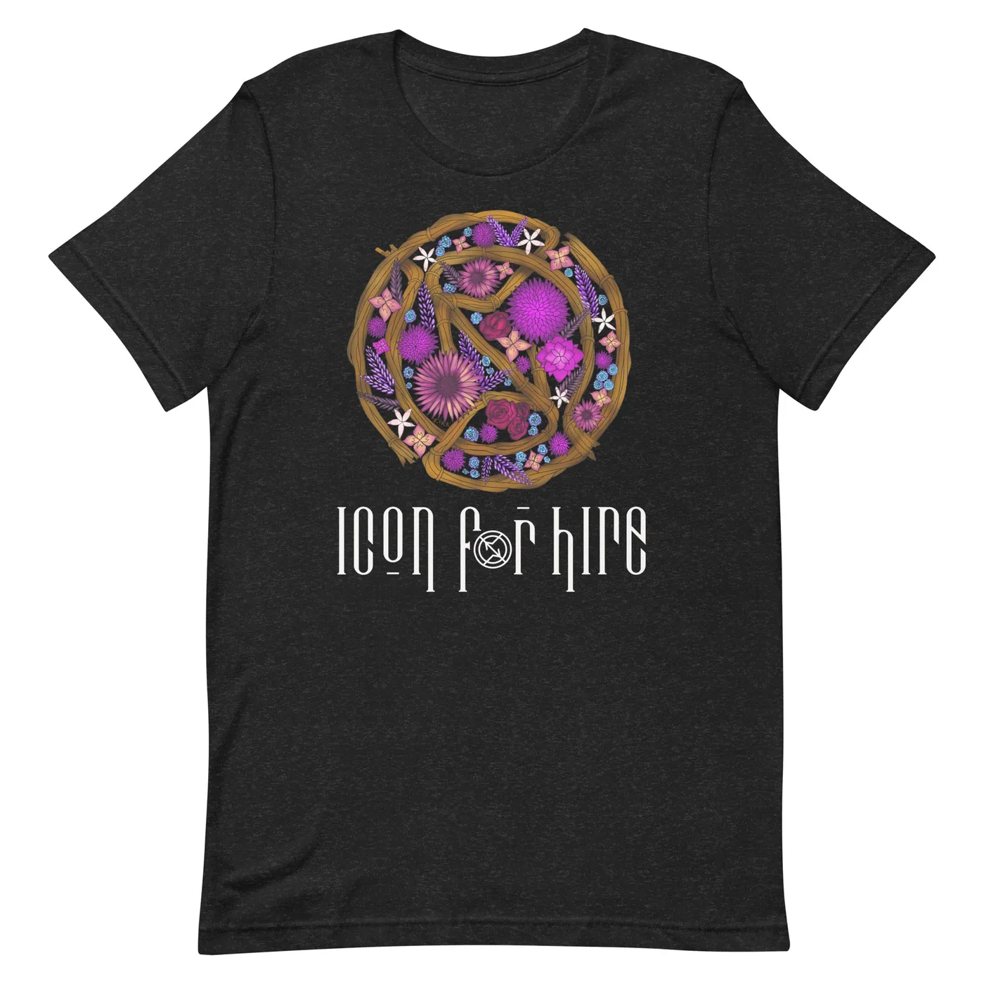 Icon For Hire Floral Symbol Tee