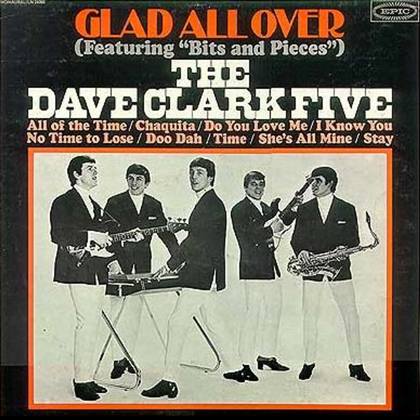 The Dave Clark Five GLAD ALL OVER LP Vinyl Record