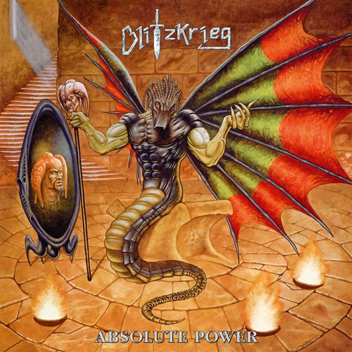 Blitzkrieg ABSOLUTE POWER (GOLD VINYL) Vinyl Record