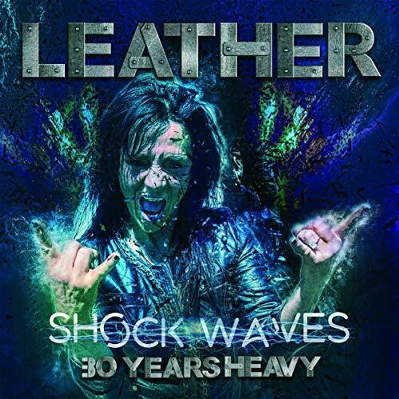 Leather SHOCK WAVES: 30 YEARS HEAVY Vinyl Record