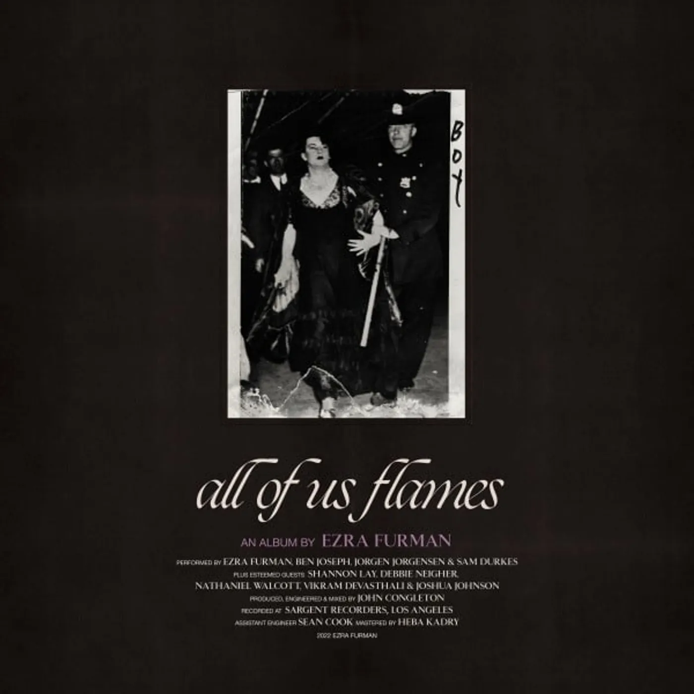 Ezra Furman ALL US FLAMES Vinyl Record