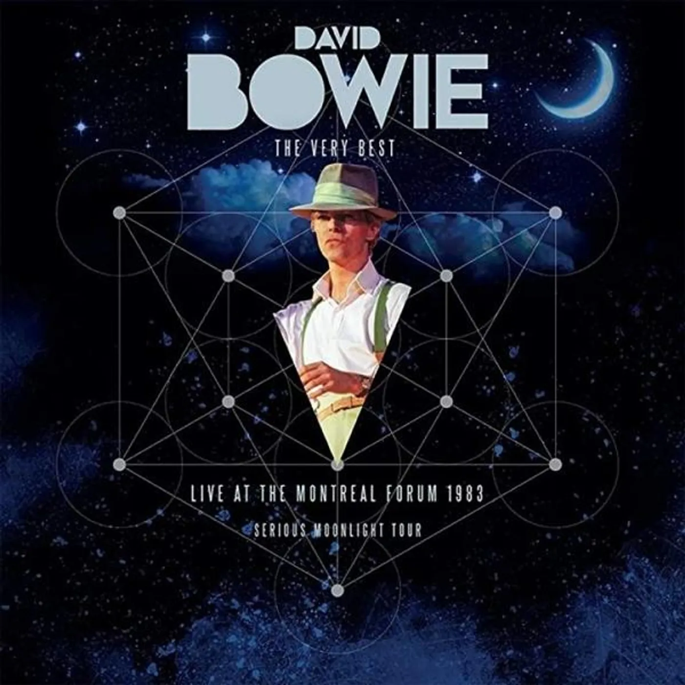 David Bowie VERY BEST - LIVE AT THE MONTREAL FORUM 1983/SERIOUS MOONLIGHT TOUR (DARK RED VINYL/LIMITED) Vinyl Record