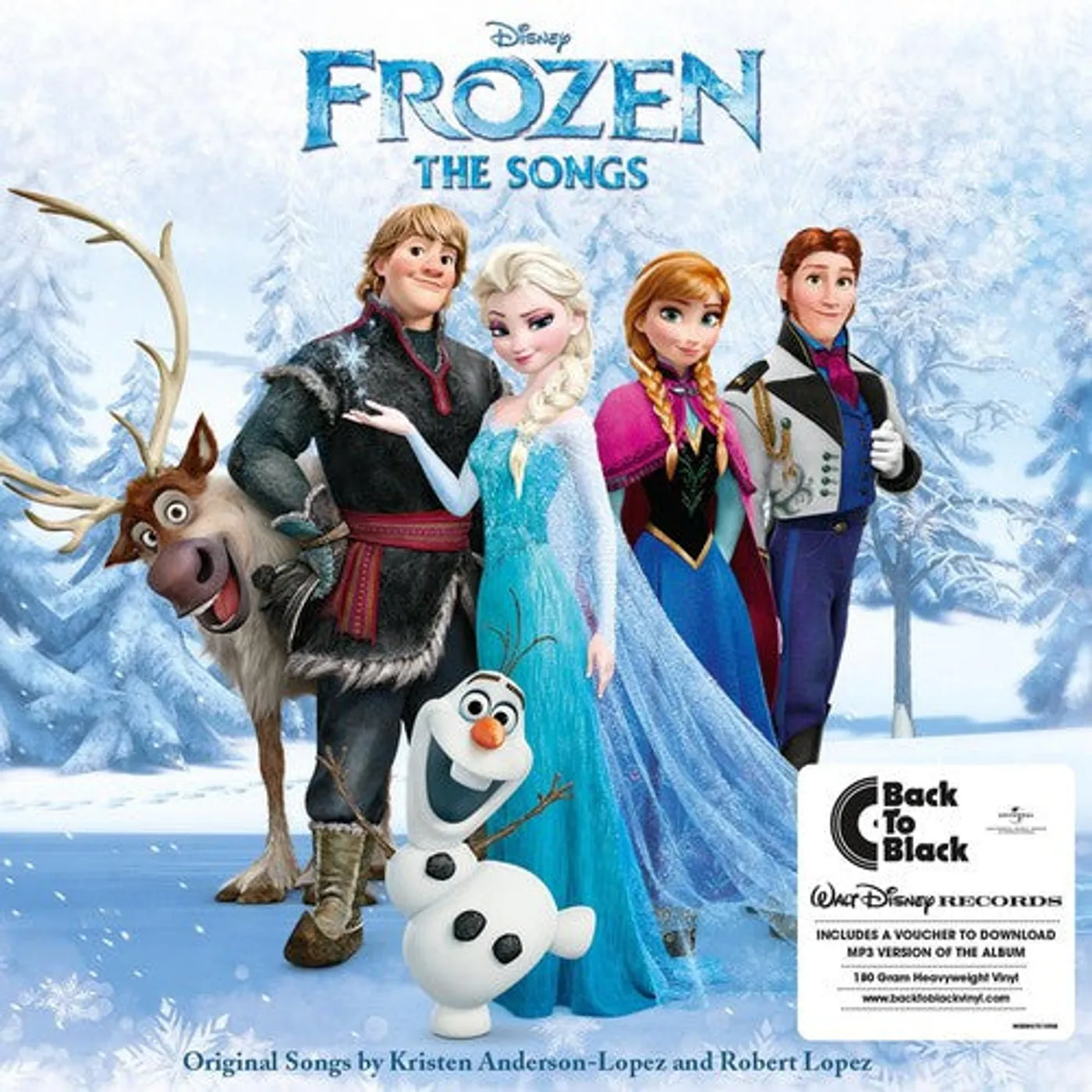 Various Artists  FROZEN: THE SONGS / VARIOUS Vinyl Record
