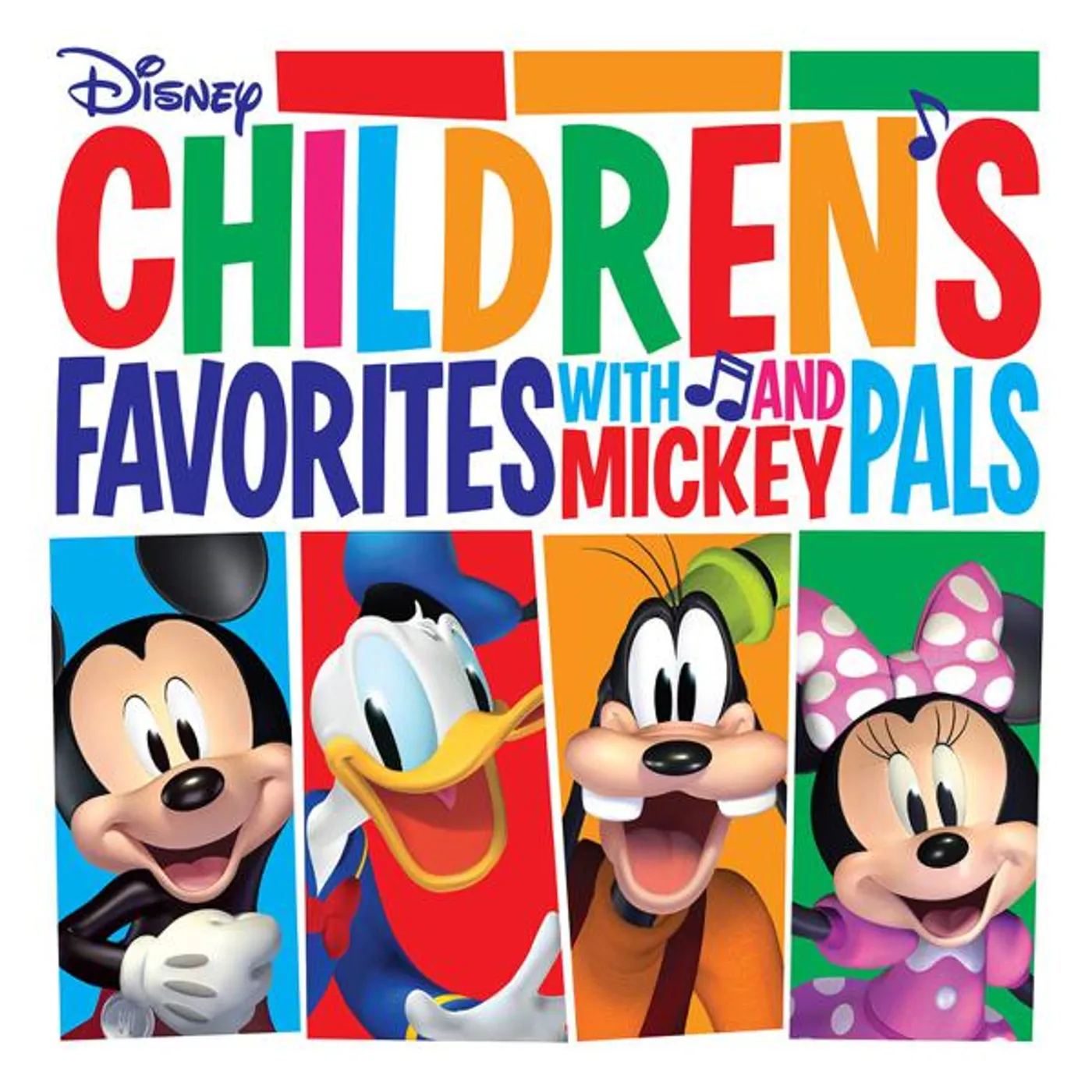 Various Artists  CHILDREN'S FAVORITES WITH MICKEY & PALS (RED VINYL) Vinyl Record
