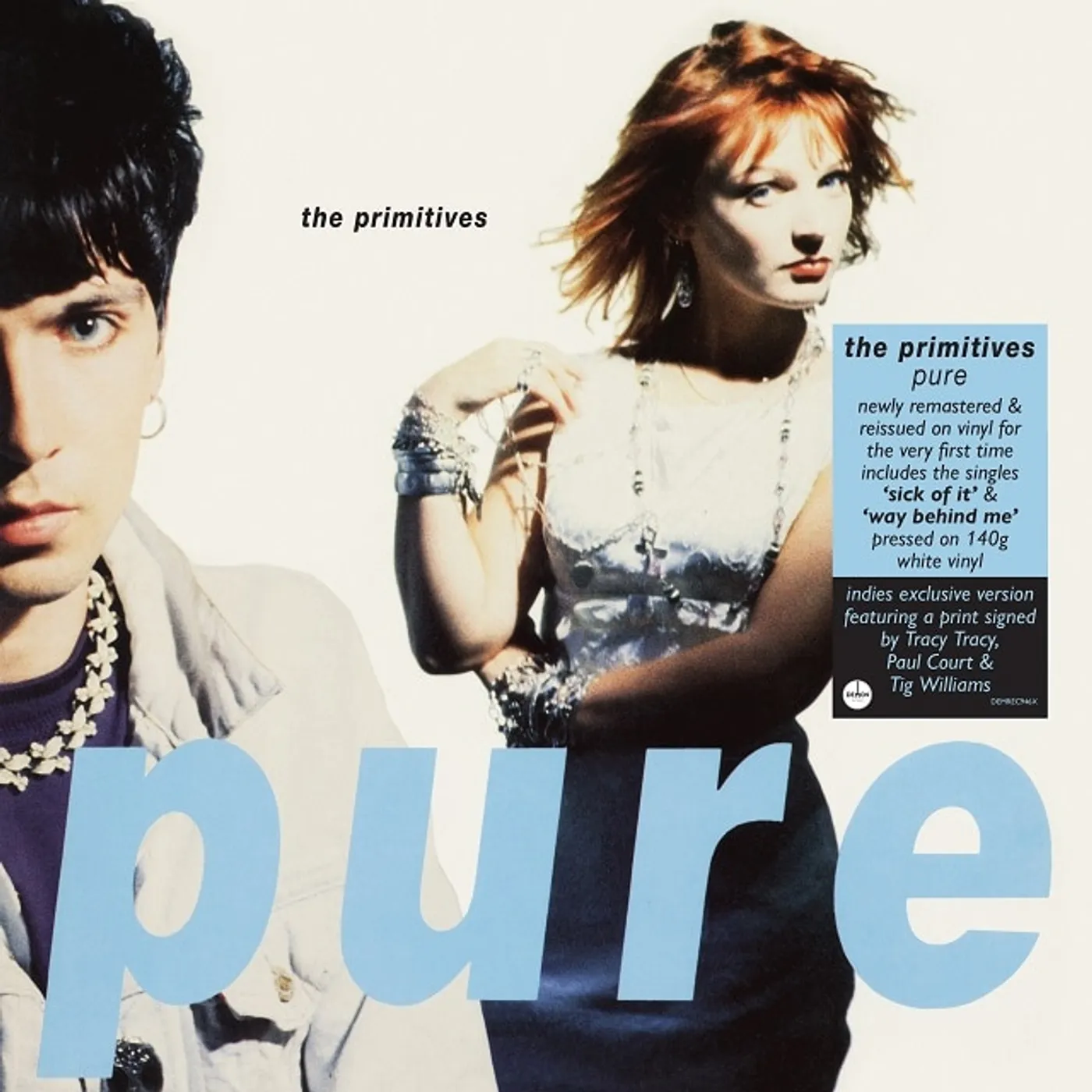 The Primitives PURE (180G/WHITE VINYL) Vinyl Record