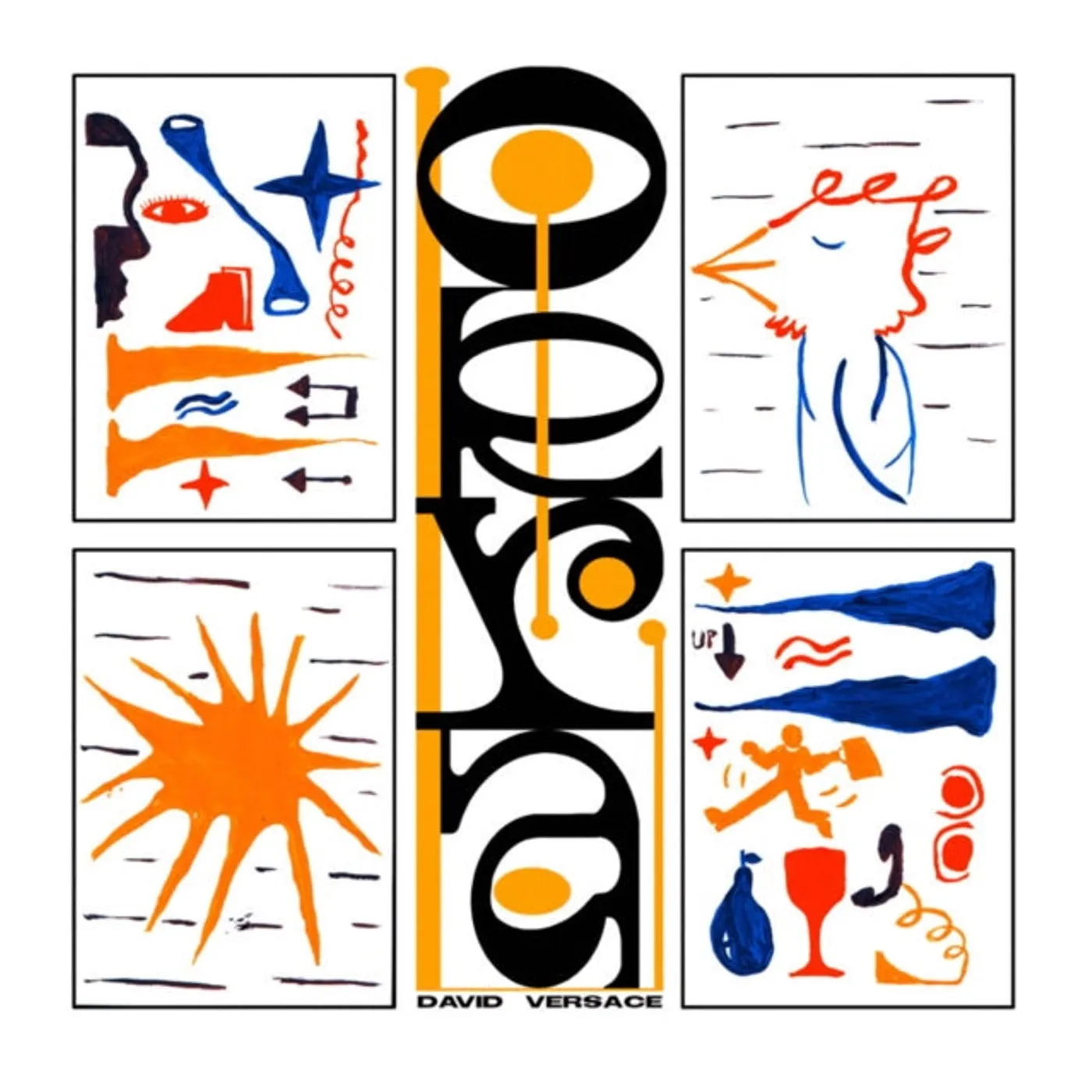 David Versace Okra vinyl record