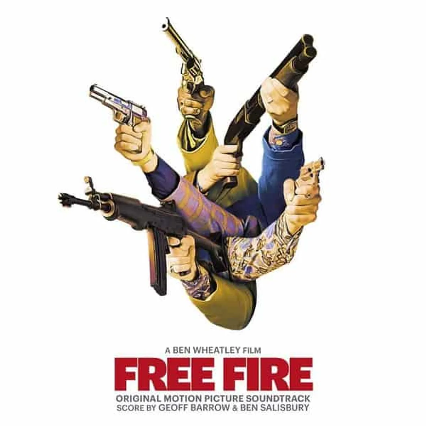 Ben Salisbury & Geoff Barrow FREE FIRE Original Soundtrack (2LP) Vinyl Record
