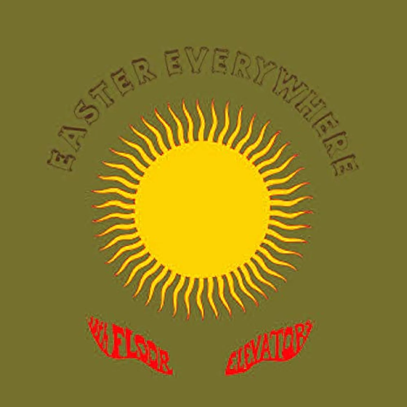 13th Floor Elevators EASTER EVERYWHERE (LIMITED EDITION/YELLOW/RED SPLATTER VINYL/2LP) Vinyl Record