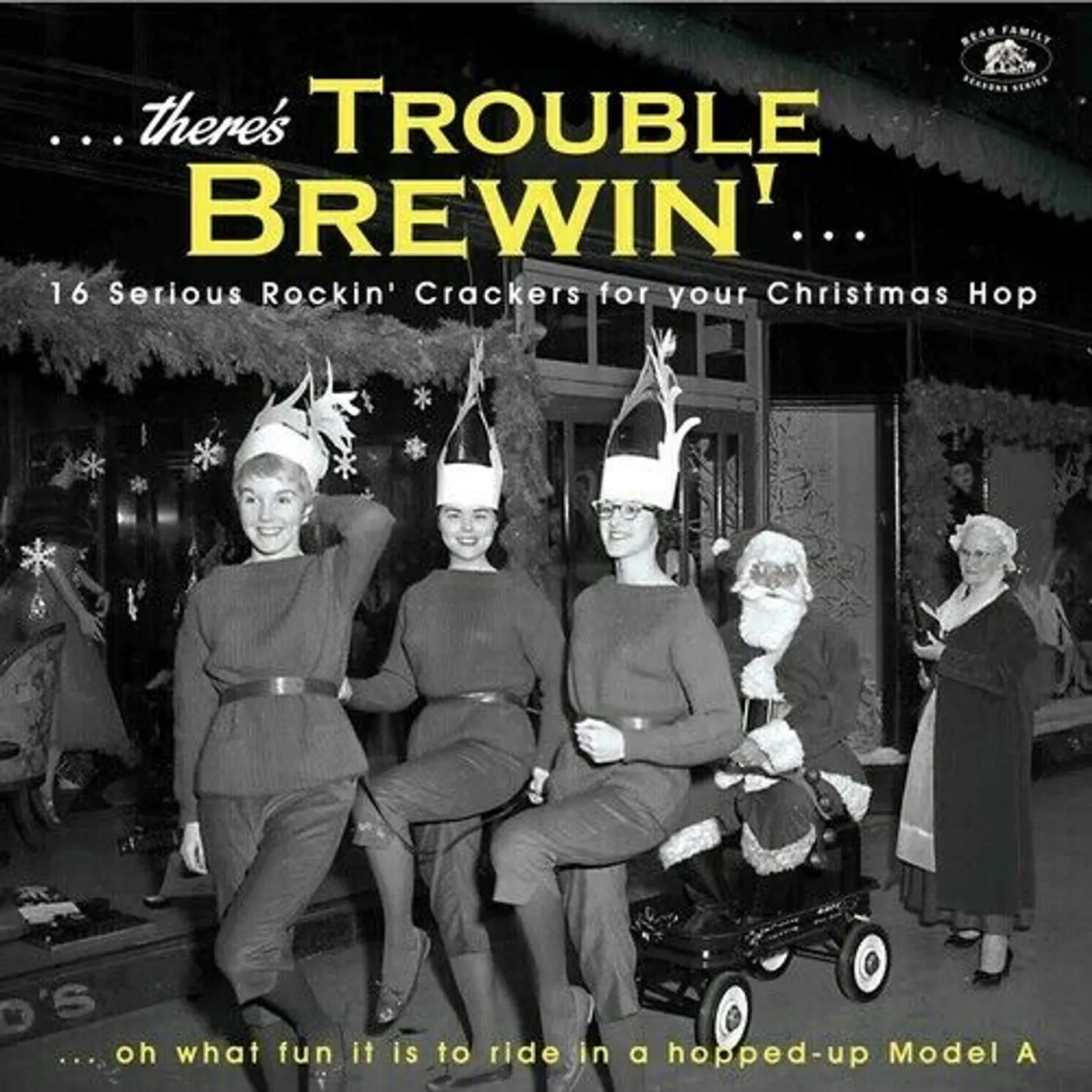 Various Artists  THERE'S TROUBLE BREWIN: 16 SERIOUS ROCKIN CRACKERS FOR YOUR CHRISTMAS HOP Vinyl Record