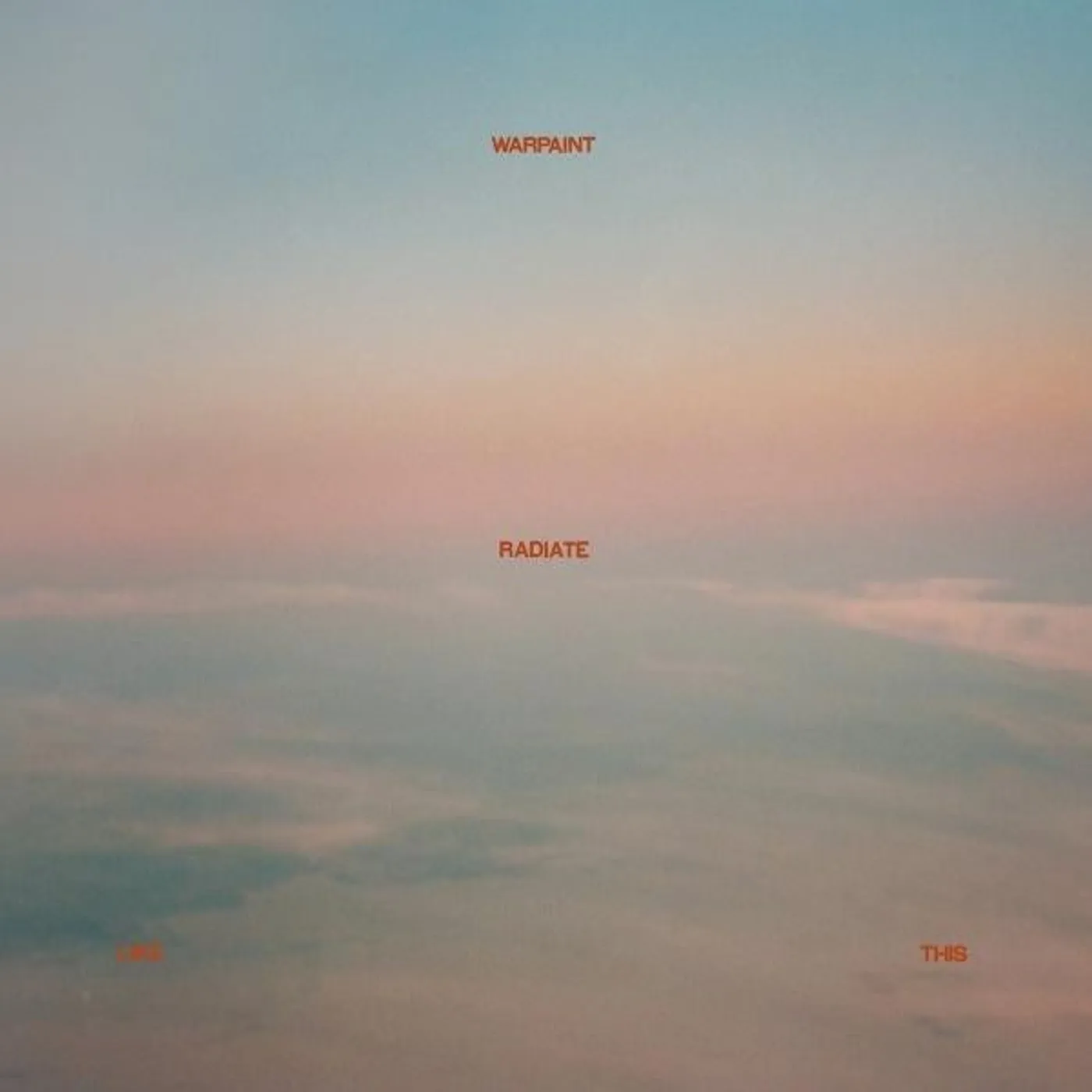 Warpaint RADIATE LIKE THIS (TRANSPARENT YELLOW VINYL) Vinyl Record