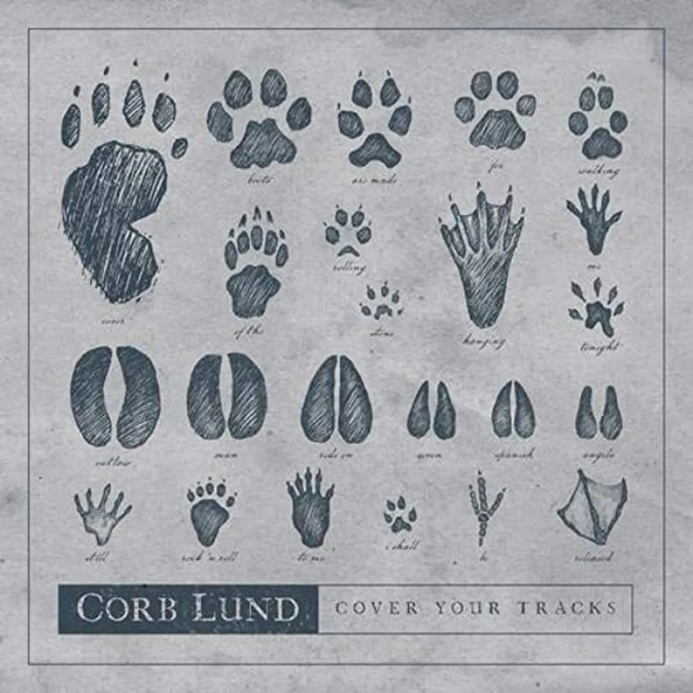 Corb Lund COVER YOUR TRACKS EP (OPAGUE BLUE VINYL) (RSD) Vinyl Record