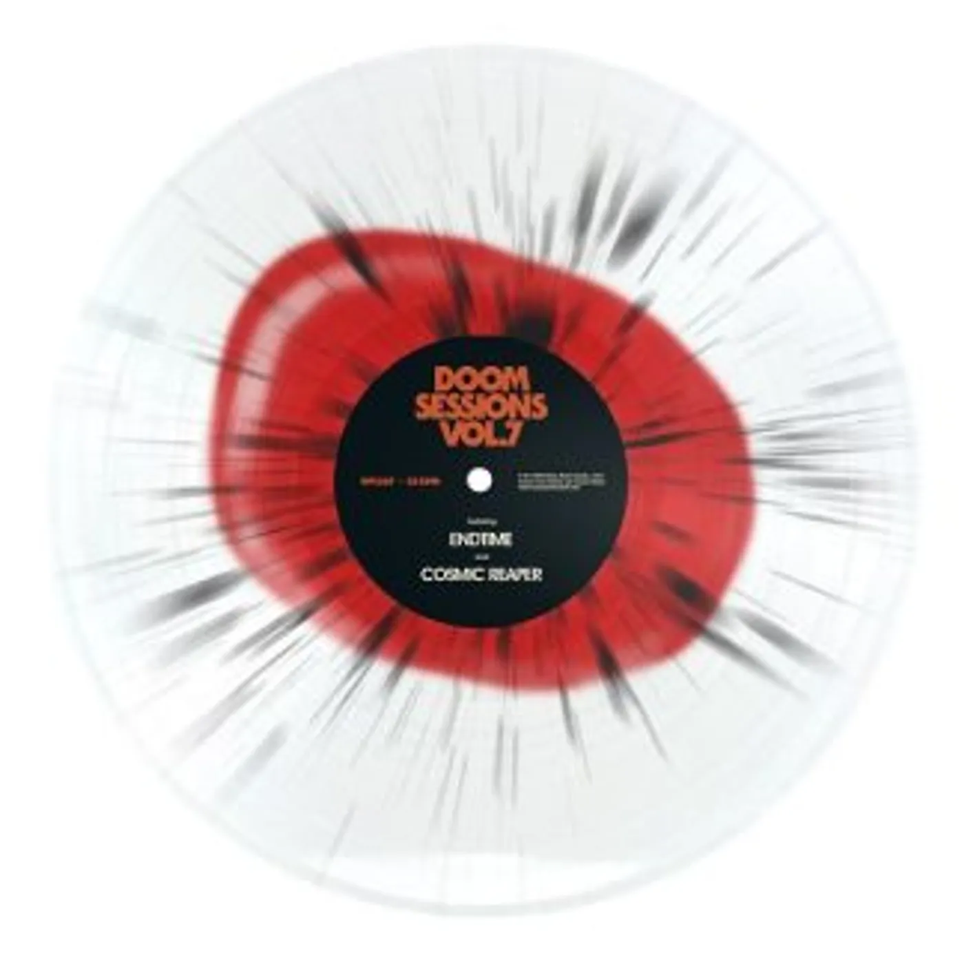 Endtime / Cosmic Reaper Doom Sessions Vol.7 (Transparent Red Swirl & Black Splatter Vinyl Record)