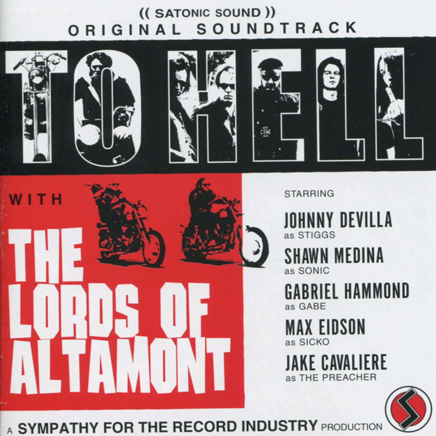 The Lords of Altamont TO HELL WITH THE LORDS (WHITE/RED/BLACK VINYL) Vinyl Record