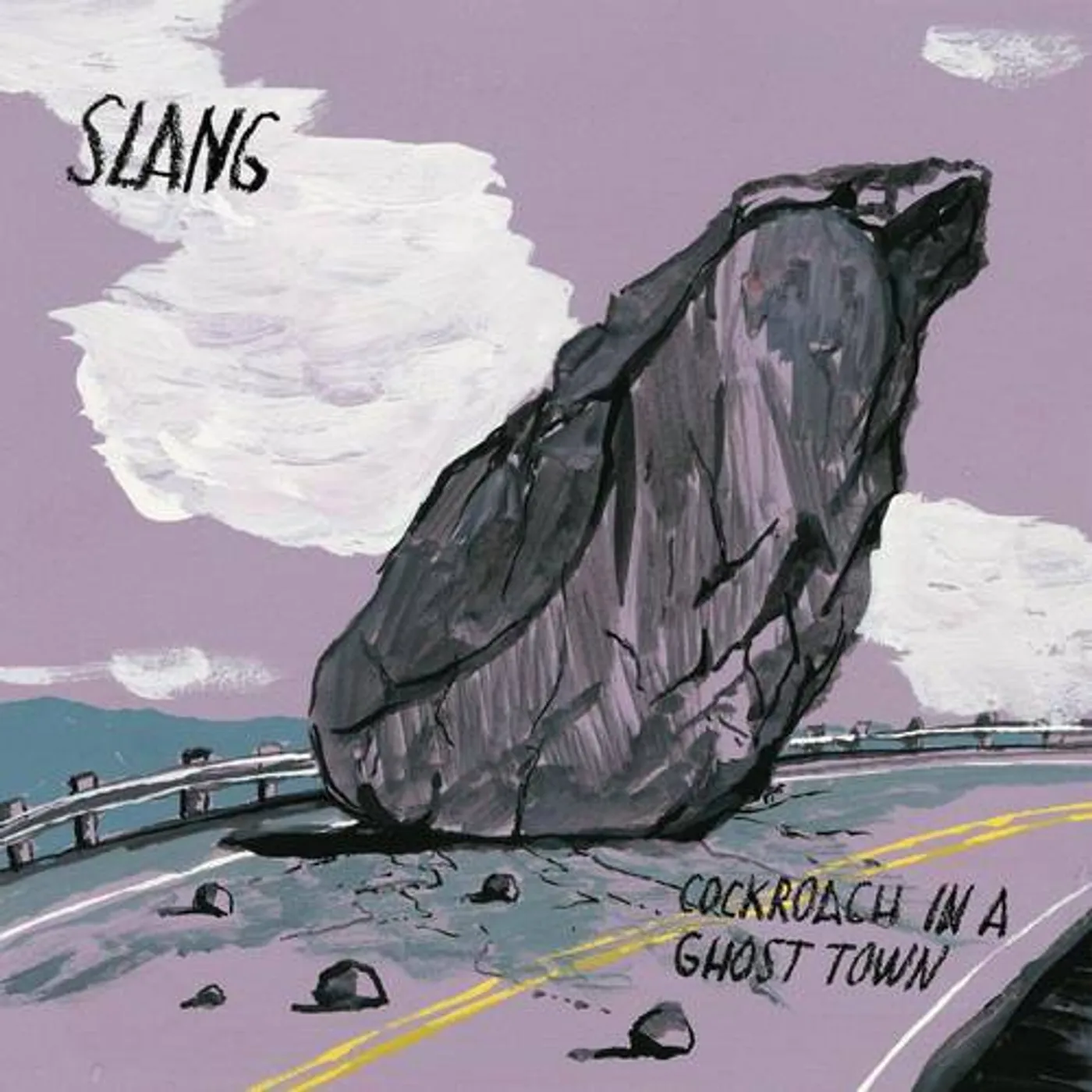 SLANG COCKROACH IN A GHOST TOWN (PURPLE VINYL/DL CARD) Vinyl Record