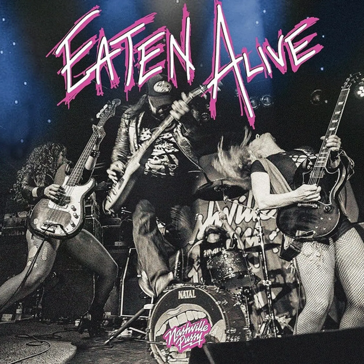 Nashville Pussy Eaten Alive (hot pink vinyl)(AMS exclusive) vinyl record