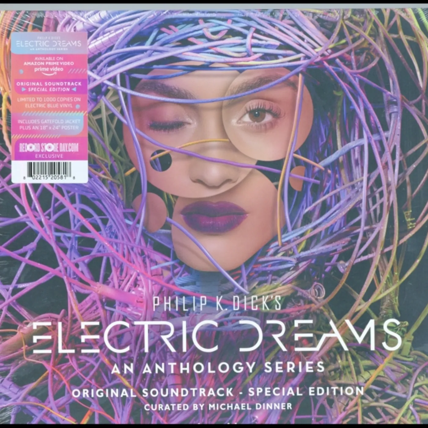 Various Artists  PHILIP K. DICK'S ELECTRIC DREAMS Original Soundtrack (ELECTRIC BLUE VINYL/POSTER/GATEFOLD JACKET) Vinyl Record