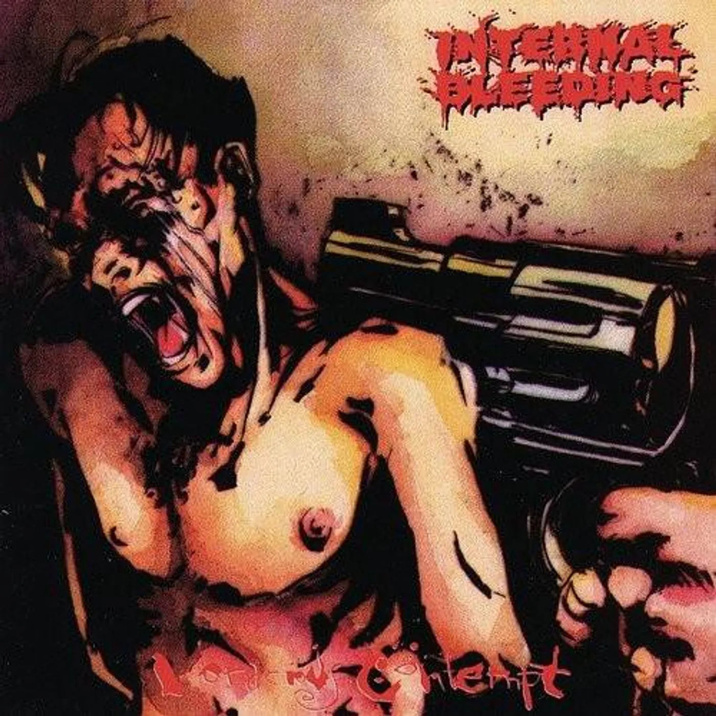 Internal Bleeding Voracious Contempt (Red) Vinyl Record