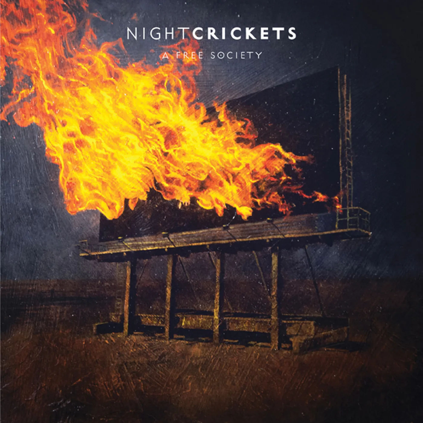 Night Crickets A Free Society vinyl record