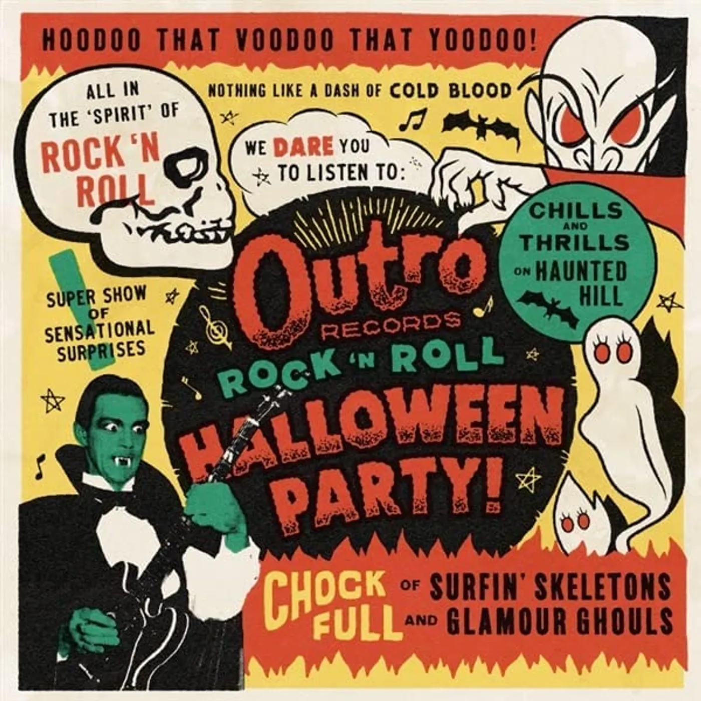 Various Artists  ROCK 'N ROLL HALLOWEEN PARTY! Vinyl Record