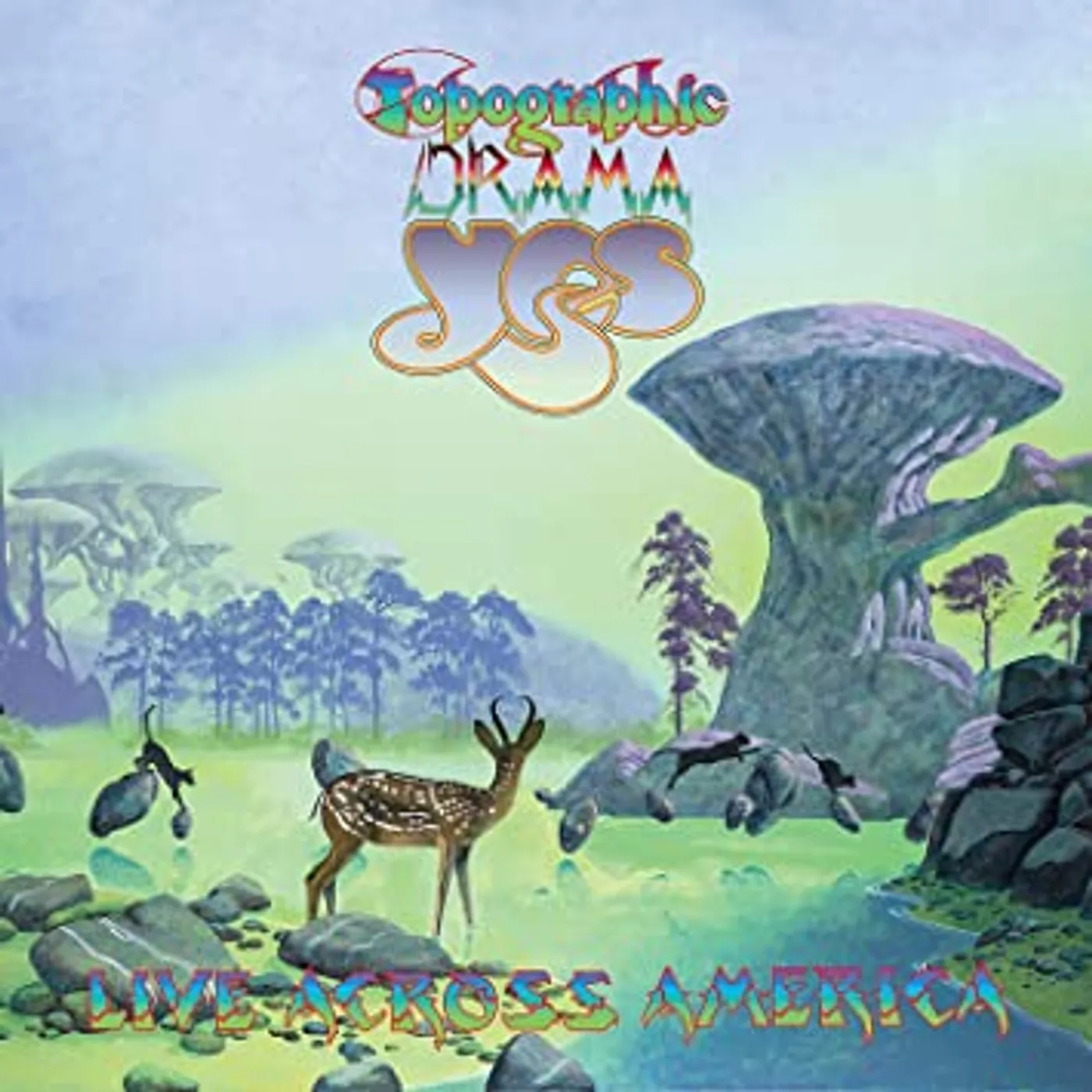 Yes TOPOGRAPHIC DRAMA: LIVE ACROSS AMERICA (3LP) Vinyl Record