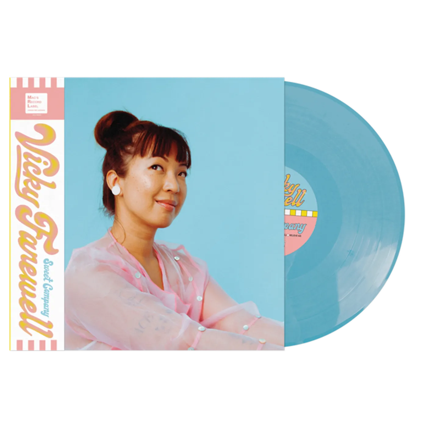 Vicky Farewell SWEET COMPANY (BLUE VINYL) Vinyl Record