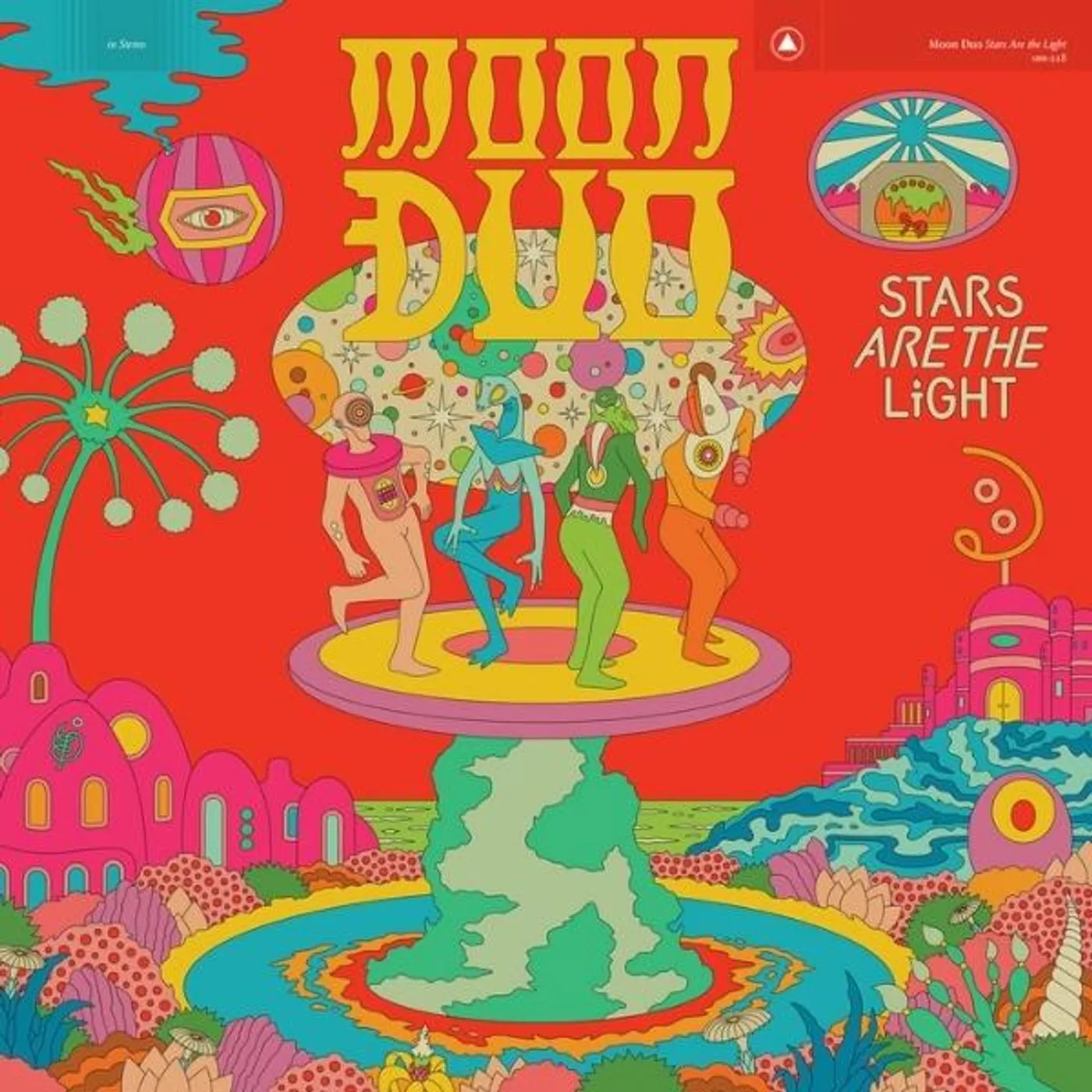 Moon Duo STARS ARE THE LIGHT (NEON PINK VINYL) Vinyl Record
