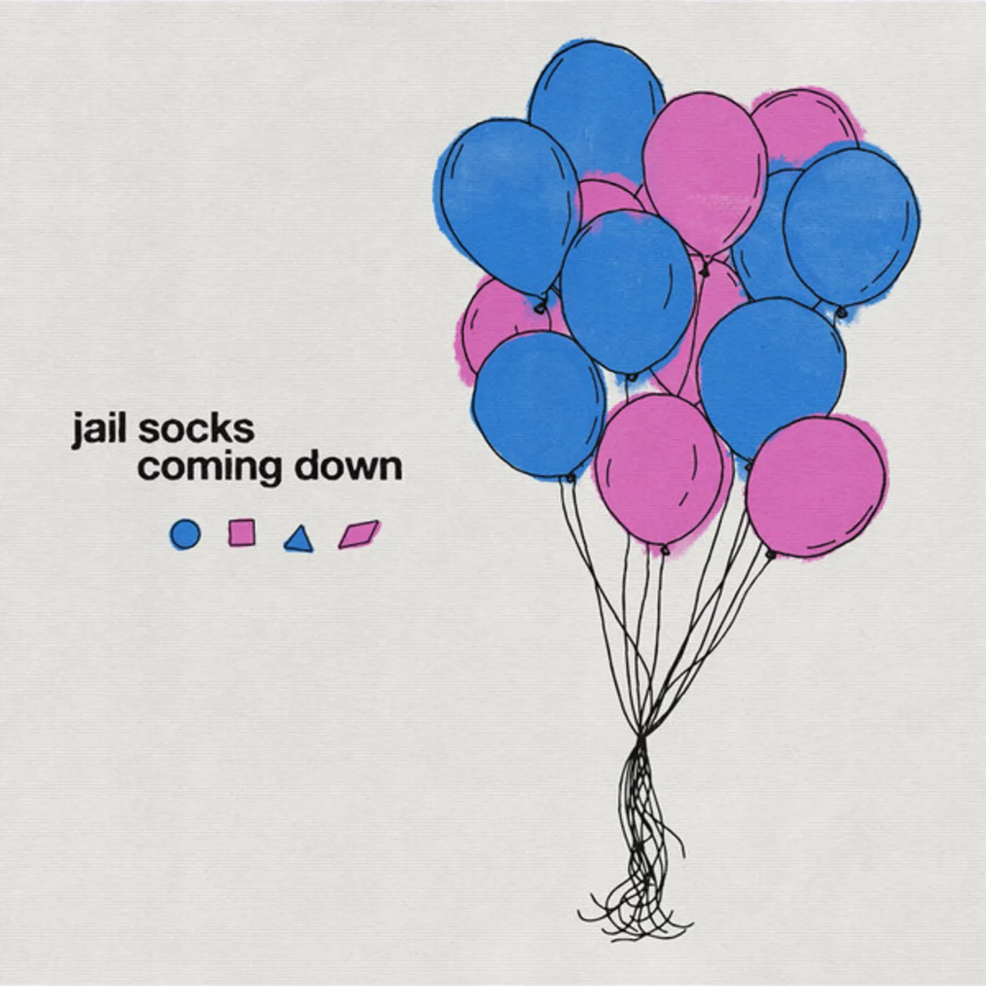 Jail Socks COMING DOWN (SPLATTER VINYL) Vinyl Record