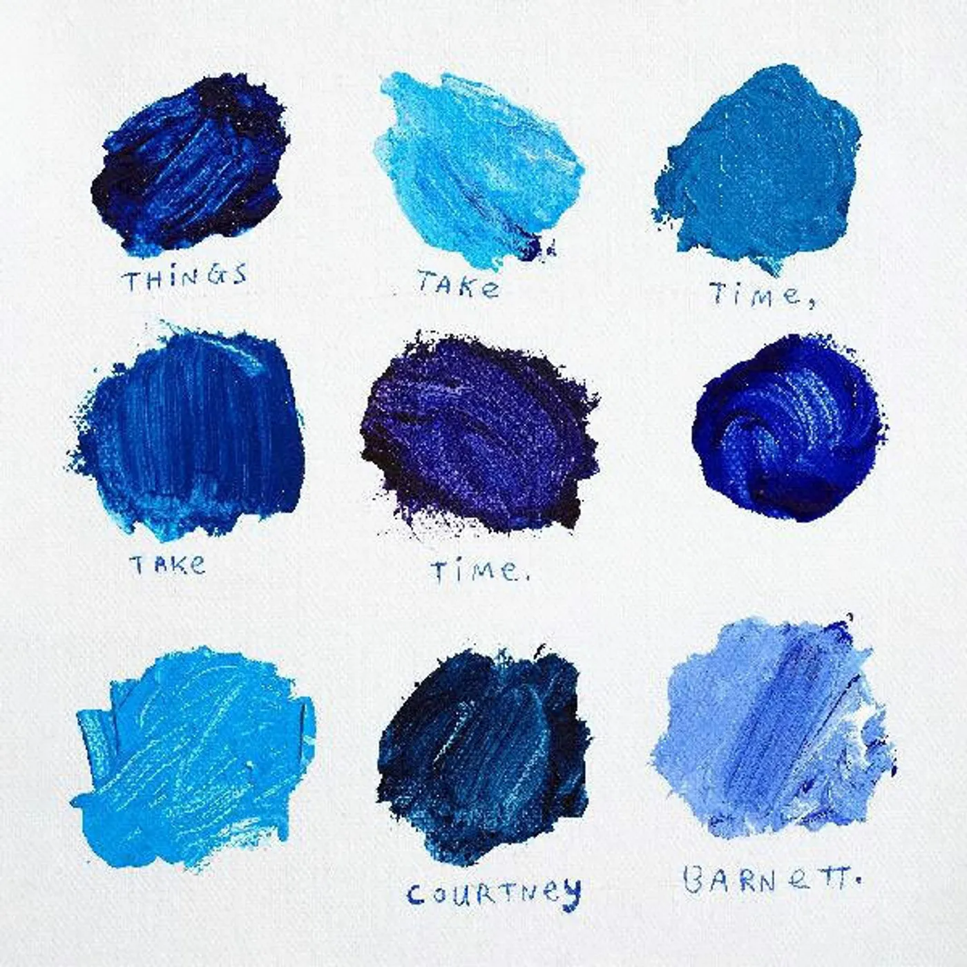 Courtney Barnett THINGS TAKE TIME, TAKE TIME (ALL EYES ON THE PAVEMENT BLUE VINYL) Vinyl Record