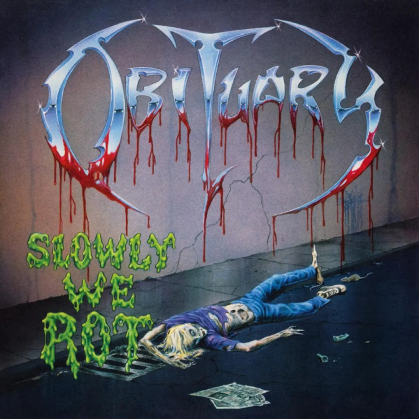 Obituary SLOWLY WE ROT (180G) Vinyl Record