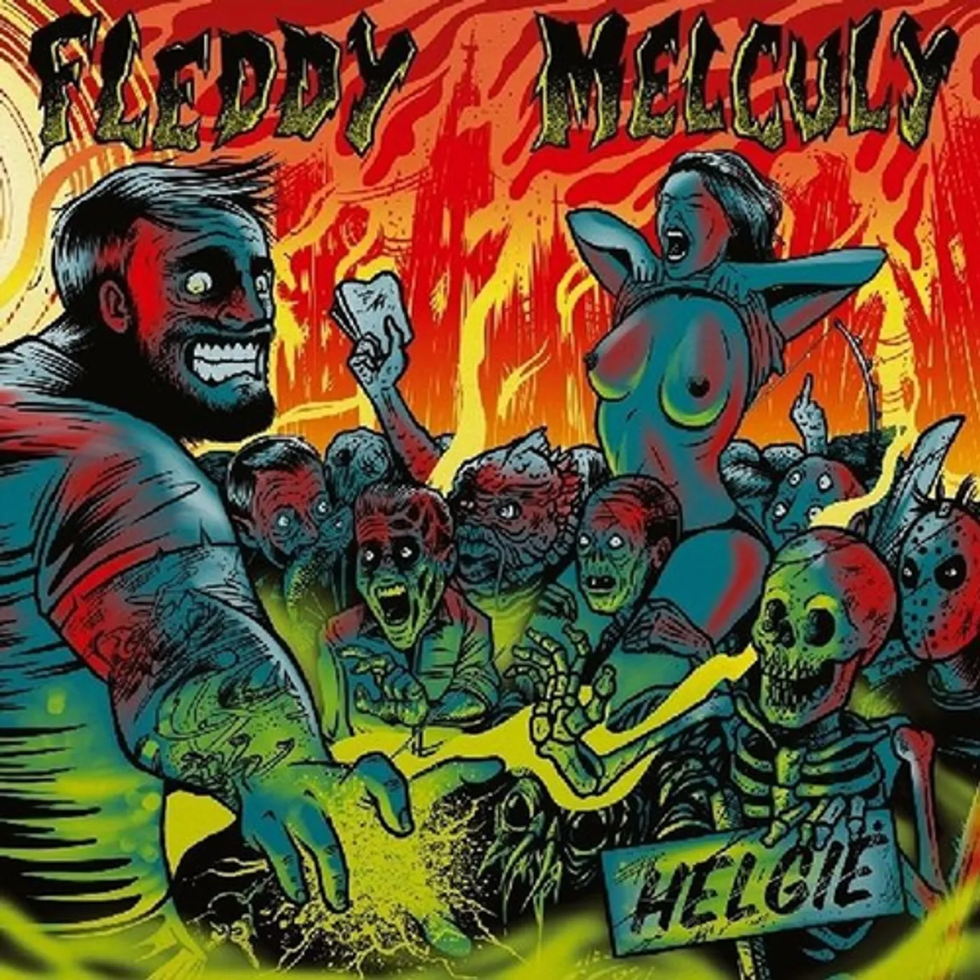 Fleddy Melculy HELGIE (180G/GREEN & YELLOW MIXED VINYL) Vinyl Record