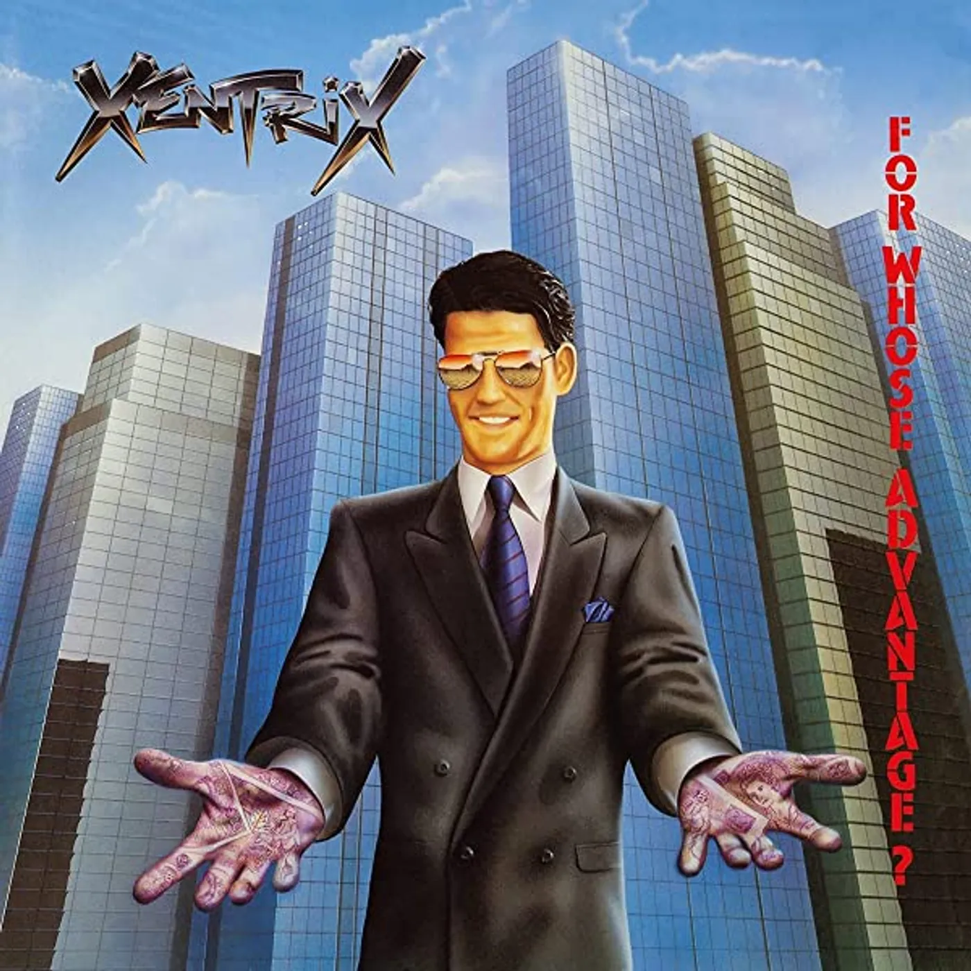 Xentrix FOR WHOSE ADVANTAGE? (LIMITED/TRANSPARENT BLUE VINYL/180G/INSERT/NUMBERED/IMPORT) Vinyl Record