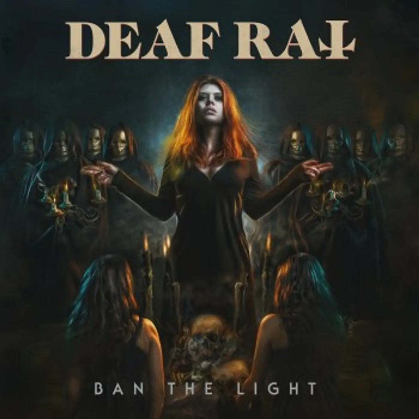 Deaf Rat BAN THE LIGHT (CLEAR RED VINYL) Vinyl Record