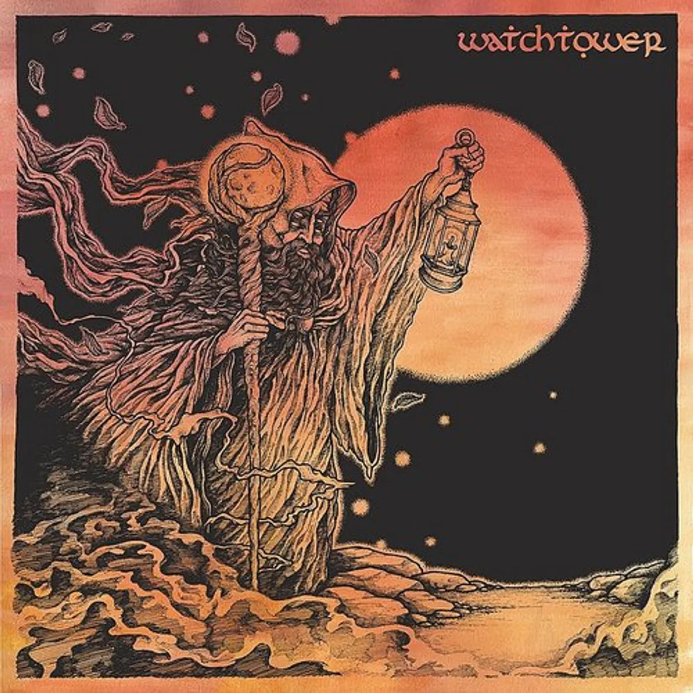 Watchtower RADIANT MOON (ELECTRIC BLUE SMOKE VINYL) Vinyl Record