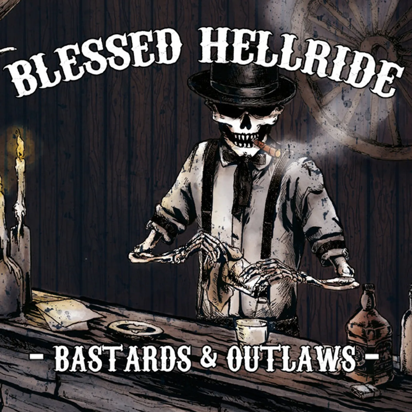 Blessed Hellride BASTARDS & OUTLAWS CD