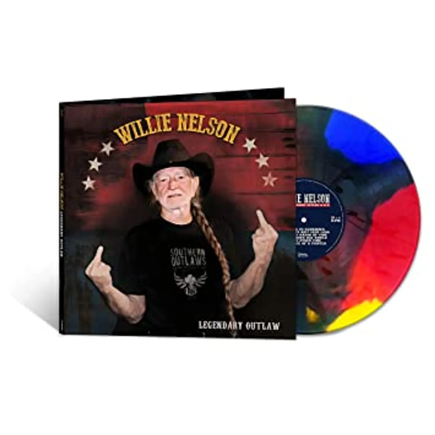 Willie Nelson LEGENDARY OUTLAW (MULTI-COLORED VINYL/GATEFOLD) Vinyl Record