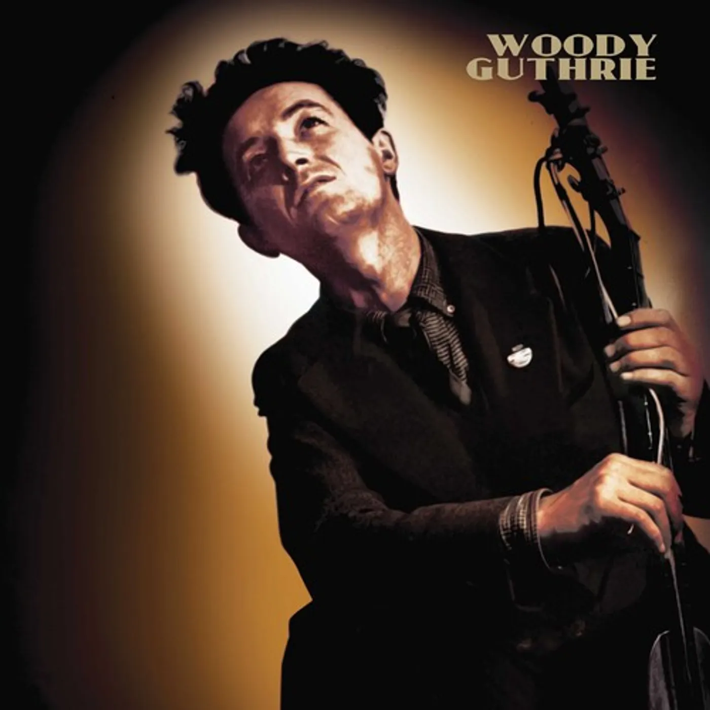 Woody Guthrie This Machine Kills Fascists - (Gold/Black Splatter) Vinyl Record