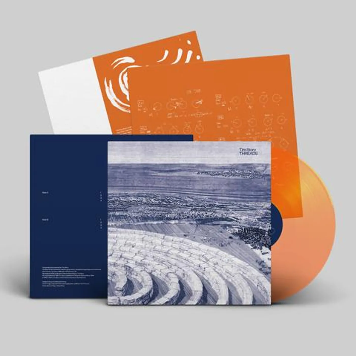 Tim Story THREADS (CLEAR ORANGE VINYL) Vinyl Record