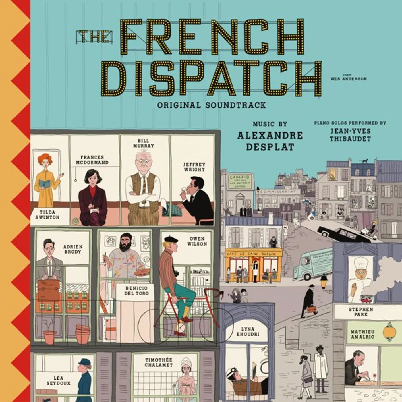 Various Artists  FRENCH DISPATCH Original Soundtrack (2LP) Vinyl Record