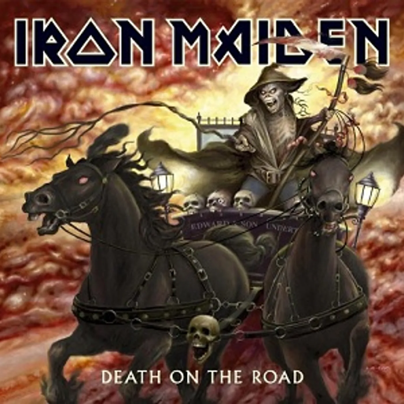 Iron Maiden DEATH ON THE ROAD (2 LP Vinyl Record)