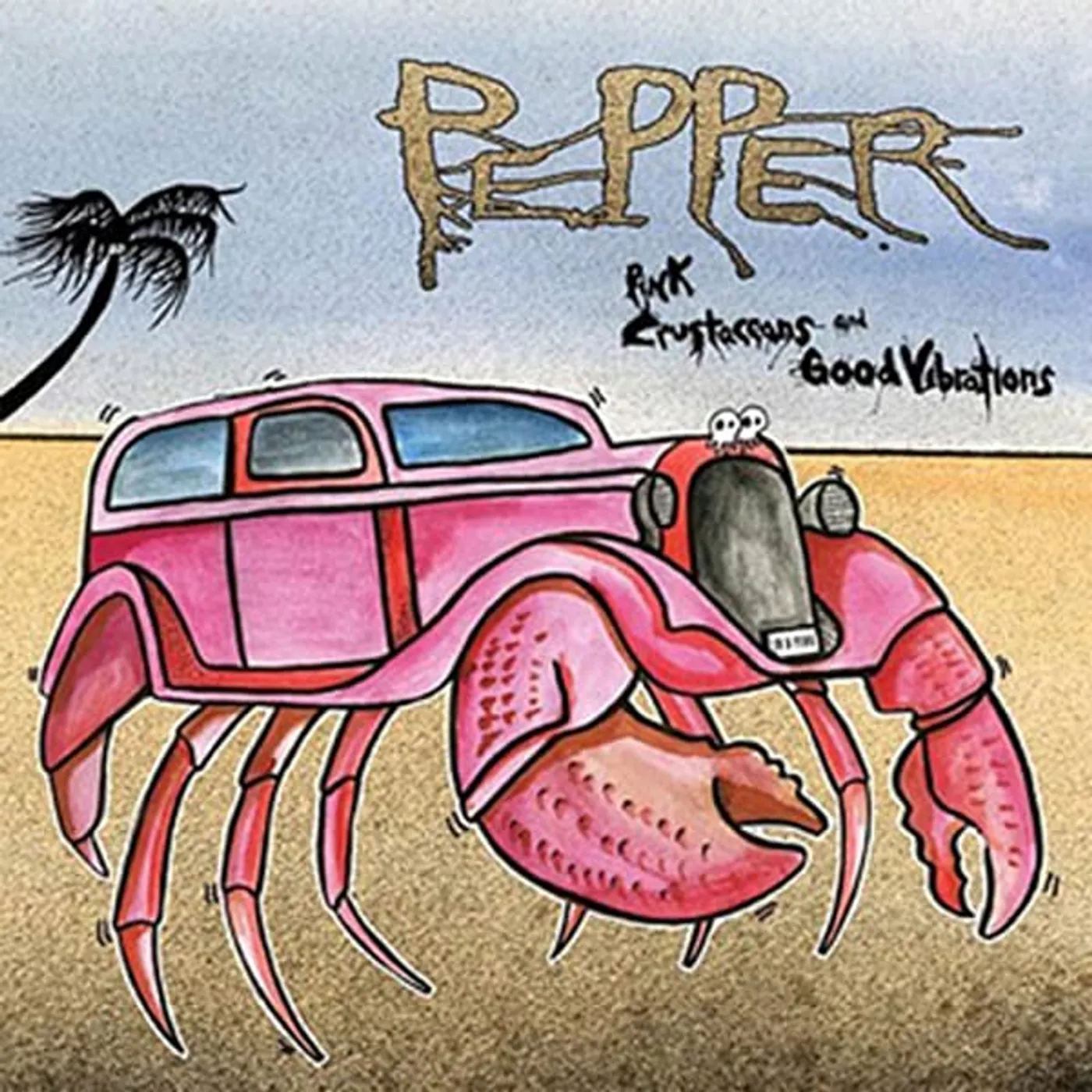 Pepper Pink Crustaceans and Good Vibrations Vinyl Record