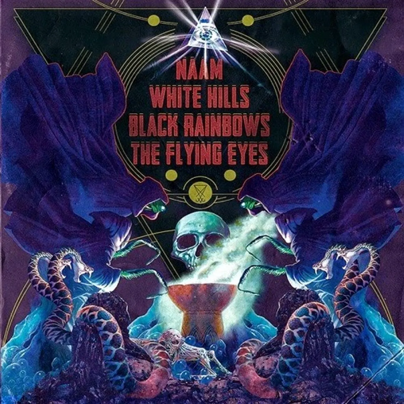 Various Artists  BLACK RAINBOWS/WHITE HILLS/NAAM/FLYING EYES Vinyl Record
