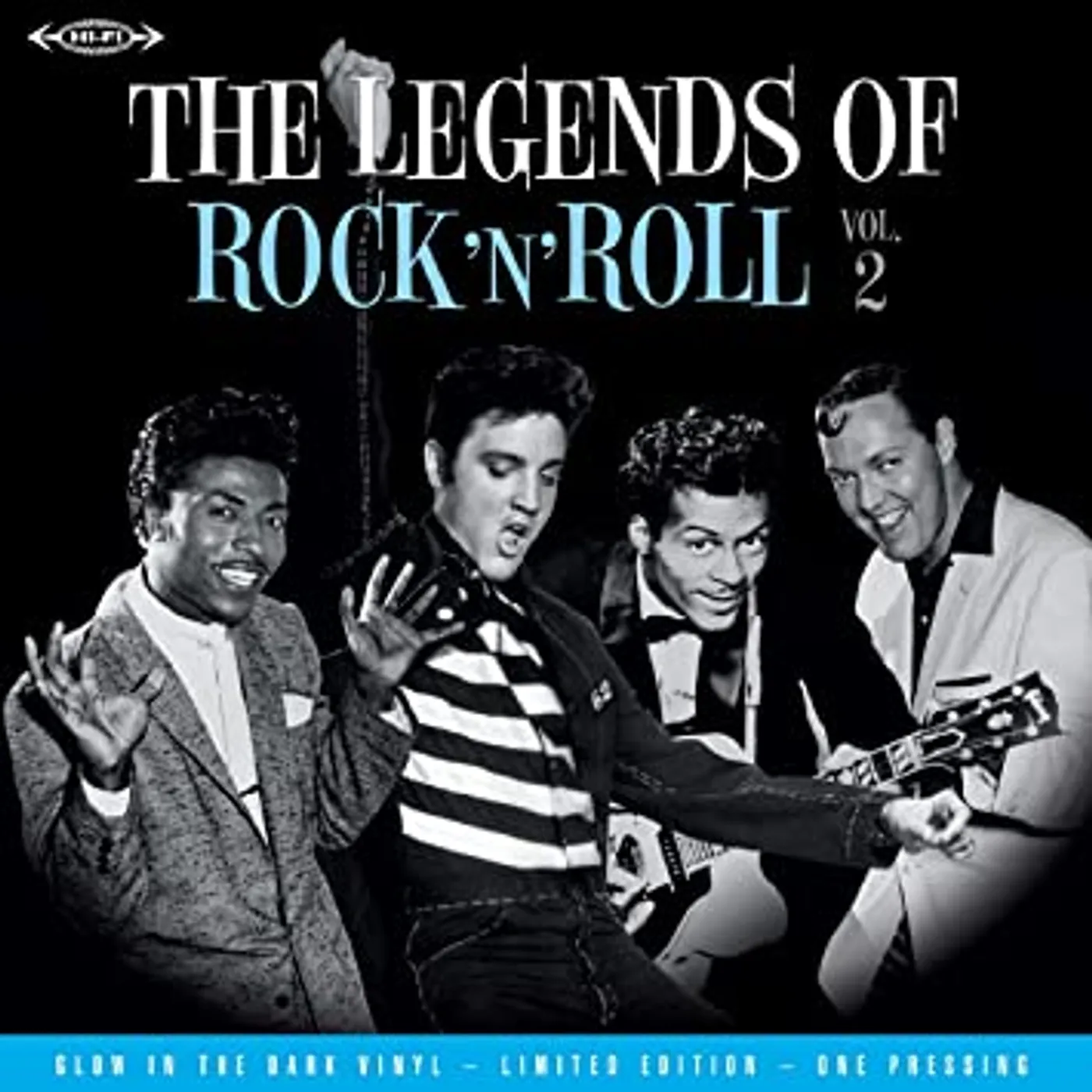 Various Artists  LEGENDS OF ROCK 'N' ROLL VOL. 2 (GLOW IN THE DARK VINYL) Vinyl Record