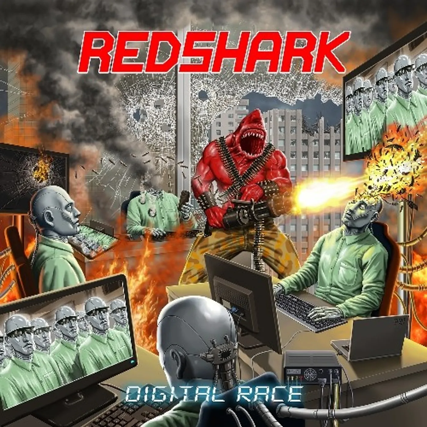 Redshark Digital Race (Limited Edition)Red Vinyl Record