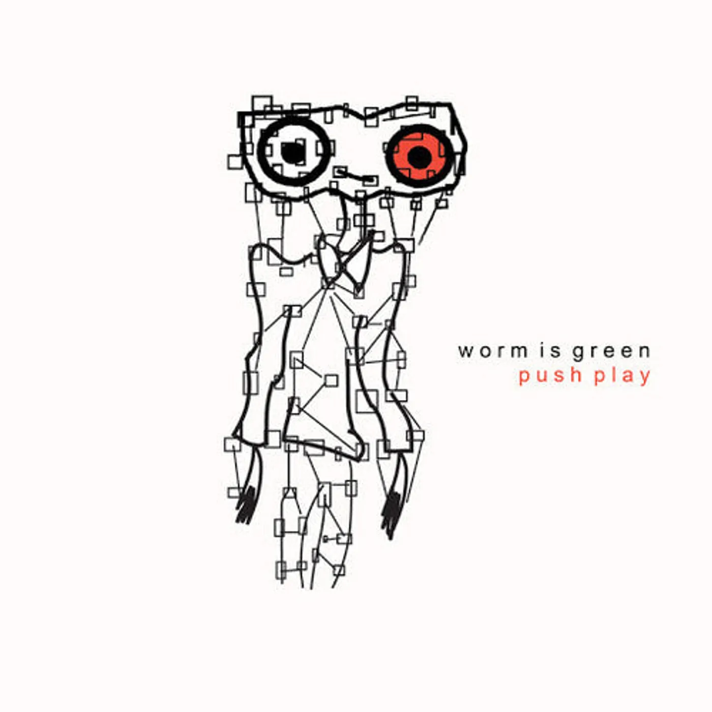 Worm is Green Push Play (2LP/White vinyl/180G/Numbered/Limited) vinyl record