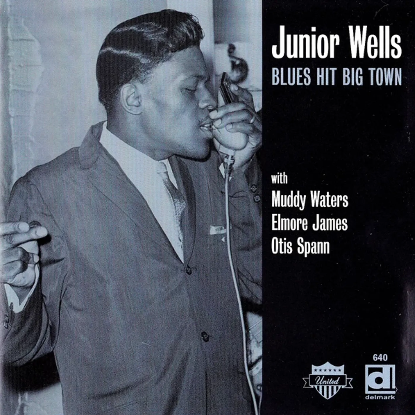 Junior Wells BLUES HIT BIG TOWN Vinyl Record