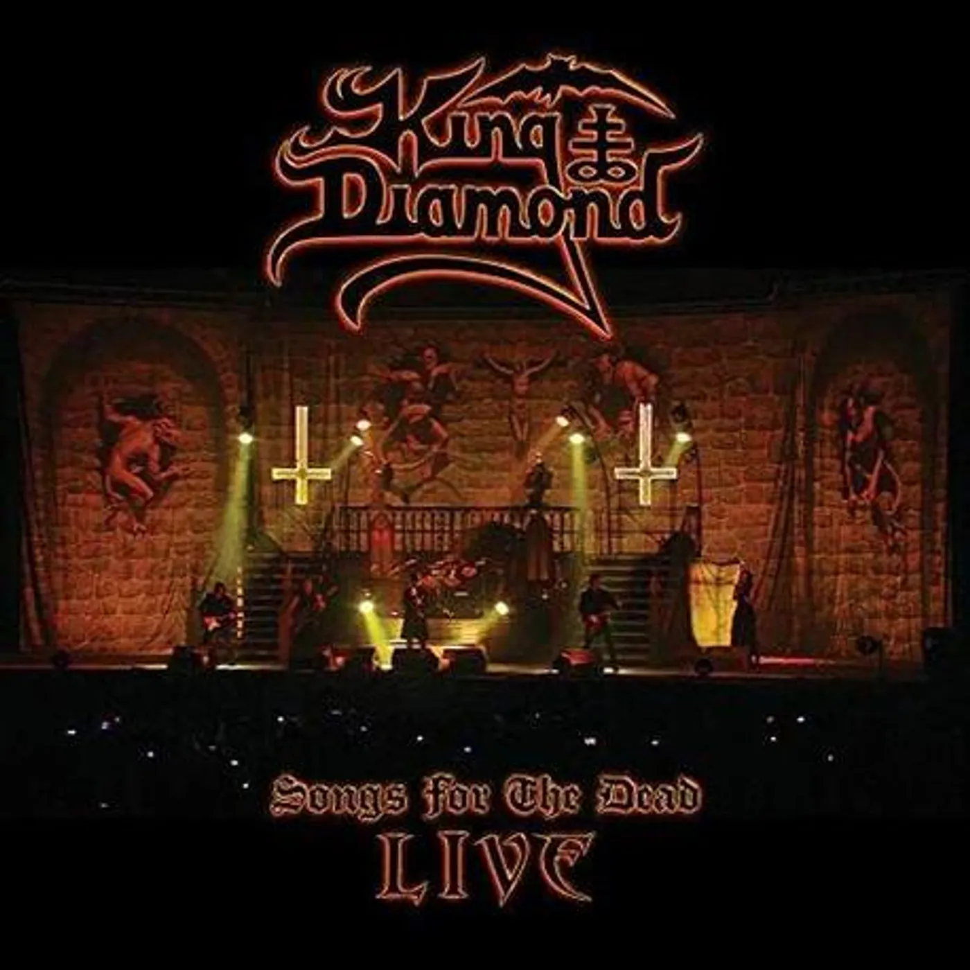 King Diamond SONGS FOR THE DEAD LIVE (TRANSPARENT BLUE W/WHITE SPLATTER VINYL) Vinyl Record