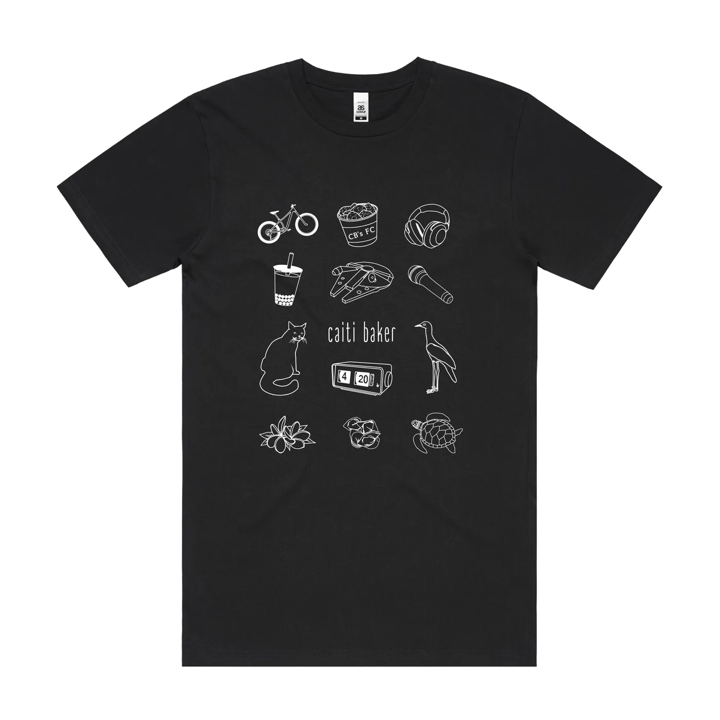 Caiti Baker | Icons T-Shirt (Black)